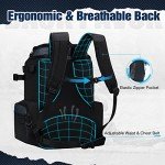 Piscifun Waterproof Fishing Tackle Backpack with Rod Holders