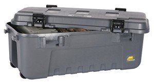 Plano 108-Quart Lockable Storage Trunk with Wheels