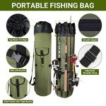 FOUUAAOOU Durable Fishing Rod Bag – Portable Storage
