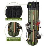 FOUUAAOOU Durable Fishing Rod Bag – Portable Storage