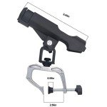 360° Adjustable Fishing Rod Holders for Boats – 2 Pack