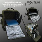 Baitium 40L Fishing Tackle Backpack with Cooler