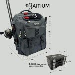 Baitium 40L Fishing Tackle Backpack with Cooler