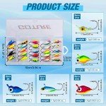 Goture Ice Fishing Jigs Tungsten Lure Kit