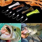 Bass Fishing Tube Baits Soft Plastic Kit - 32 Pcs