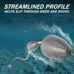 Dr.Fish 50 Pack Worm Weights for Bass Fishing