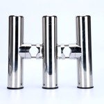4pcs Stainless Steel Boat Fishing Rod Holders