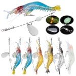 Goture Luminous Soft Shrimp Fishing Lures Set