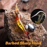 Goture Luminous Soft Shrimp Fishing Lures Set