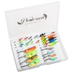 Dovesun Ice Fishing Jigs with Storage Box - 28pcs