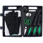 11-Piece Fish Fillet Knife and Cleaning Kit