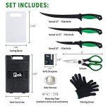 11-Piece Fish Fillet Knife and Cleaning Kit