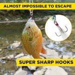 Lunkerhunt Micro Spoon Lures – 4-Pack for Bass & Trout