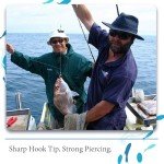 10 Pack High-Carbon Steel Circle Fishing Hooks