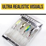 Lunkerhunt Micro Spoon Lures – 4-Pack for Bass & Trout