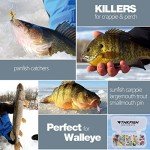THKFISH 50-Piece Ice Fishing Jigs Set
