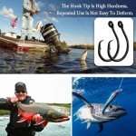 10 Pack High-Carbon Steel Circle Fishing Hooks