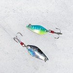 Lunkerhunt Micro Spoon Lures – 4-Pack for Bass & Trout