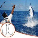 Stainless Steel Tuna Trolling Hooks - 15 Pack