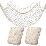 2 Pack Nautical Cotton Fishnet Party Decorations