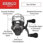 Zebco Delta Size 30 Spincast Fishing Reel