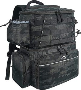 Water Resistant Fishing Backpack with Cooler & Rod Holders