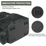 Water Resistant Fishing Backpack with Cooler & Rod Holders