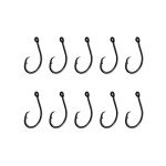 10PCS High-Carbon Steel Circle Hooks for Fishing