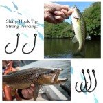 10PCS High-Carbon Steel Circle Hooks for Fishing