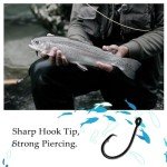 10PCS High-Carbon Steel Circle Hooks for Fishing