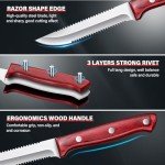 TAN REN 5" Fishing Bait Fillet Knife with Sheath