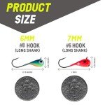 Tungsten Ice Jigs Variety Pack - 10 Pieces