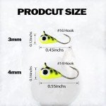 Tungsten Ice Fishing Jig Set - 6 Pieces