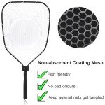 GOODCAT Soft Rubber Mesh Fly Fishing Landing Net