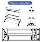 Aluminium Fishing Rod Holder for Up to 24 Rods