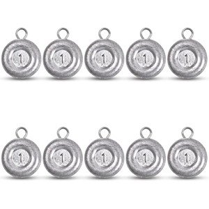 Disc Sinkers for Saltwater Surf Fishing Gear