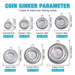 Disc Sinkers for Saltwater Surf Fishing Gear