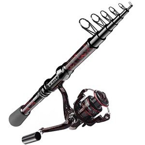 Telescopic Fishing Rod and Reel Combo 2.1M