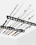 WIPHANY Wall-Mounted Fishing Rod Storage Rack