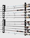 WIPHANY Wall-Mounted Fishing Rod Storage Rack