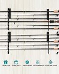 WIPHANY Wall-Mounted Fishing Rod Storage Rack