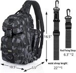 PLUSINNO Water-Resistant Fishing Backpack with Rod Holder