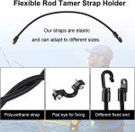 4-Pack Rod Strap Holders for Boats & Kayaks
