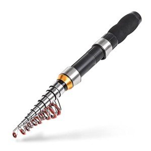 Gigicloud Telescopic Fishing Rod 1.0m-2.3m