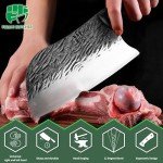 High Carbon Steel Butcher Knife Set with Shears