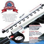 10-Rod Fishing Rod Holder for Garage Storage