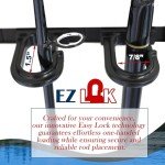 10-Rod Fishing Rod Holder for Garage Storage