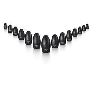 Tungsten Flipping Weights for Bass Fishing 10-Pack