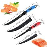 2PCS HIA Stainless Steel Fishing Fillet Knives