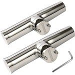 Amarine 2-Pack Stainless Steel Fishing Rod Holders